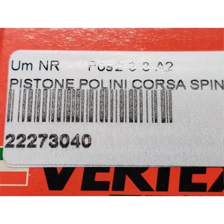 22273040 Pistone Polini corsa spinotto 12 diametro 47.40 mon (Vertex)