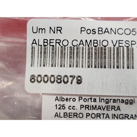 Albero cambio vespa 50 e 125 et3 primavera, ricambio 60008079