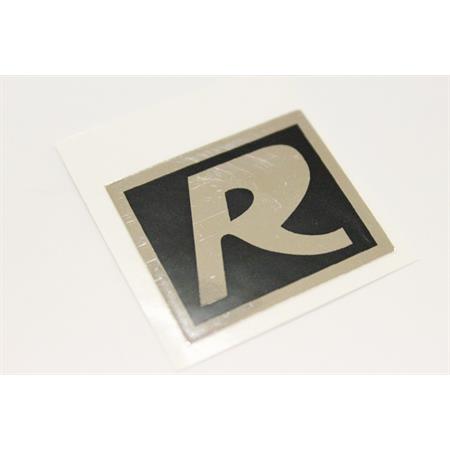 Adesivo targhetta posteriore  r per Vespa 50 r (LV2), ricambio 60012427