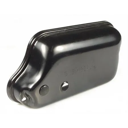 Coperchio chiusura vaschetta carburatore in metallo di colore nero per Piaggio Vespa PX e PX arcobaleno 125-150-200 (LV2), ricambio 60016030