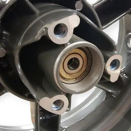 4PAF51683000 Cerchio anteriore grigio 3 fori originale Yamaha-MBK 4PAF51683000 per MBK Booster Spirit 50cc 1996-1998