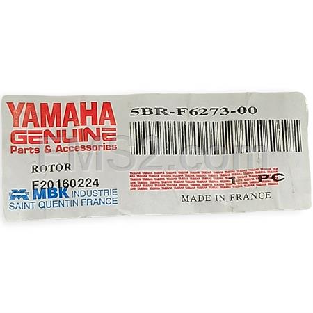 Carrucola trasmissione gas Yamaha, ricambio 5BRF62730000