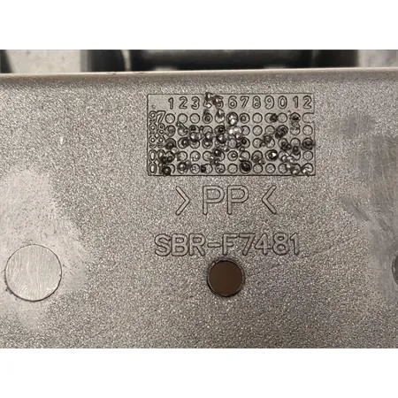 Basetta pedana poggiapiedi Yamaha, ricambio 5BRF74810100