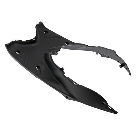 Basetta pedana poggiapiedi originale Yamaha in plastica di colore nera per scooter Yamaha Jog R 50 prodotti dal 2002 al 2015, ricambio 5RWF74810100