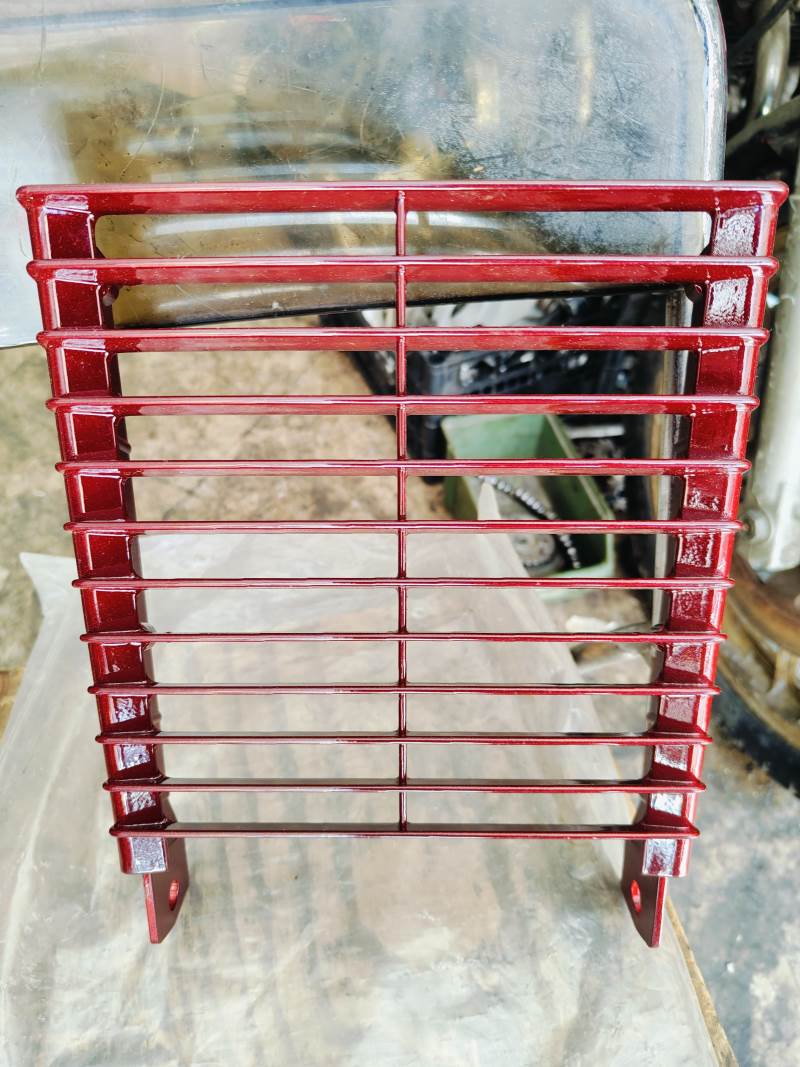 mascherina cover radiatore laverda rosso magenta